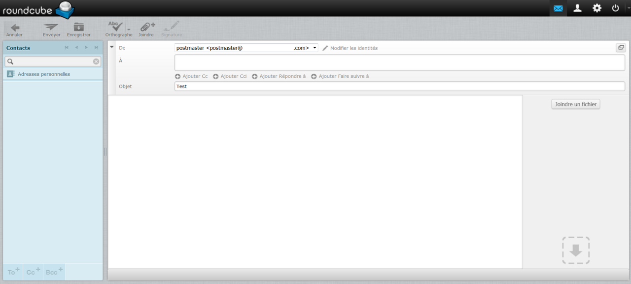 webmail interface