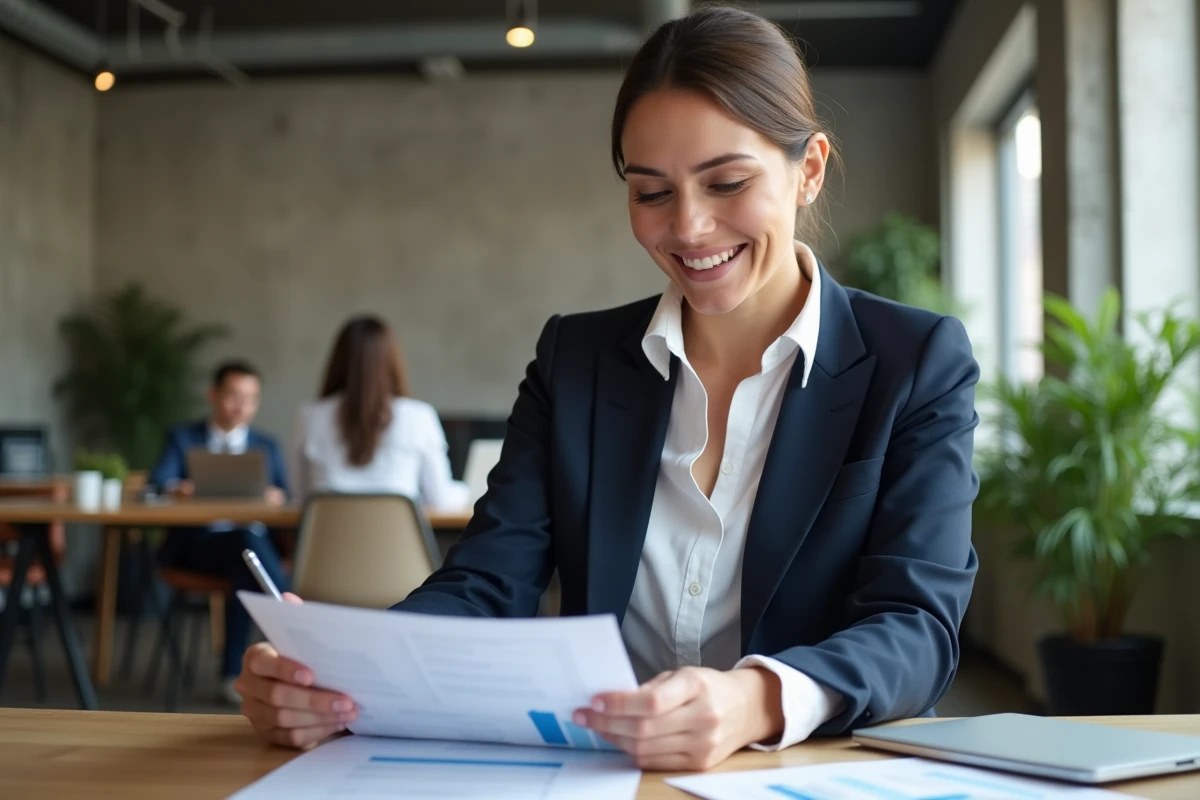 Professionnels préparant leur inscription sur une plateforme de network entreprise et de mise en relation B2B